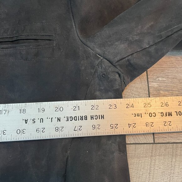 Canvas Waxed Cotton Gray Peacoat Mariner Large / XL - Picture 3 of 6